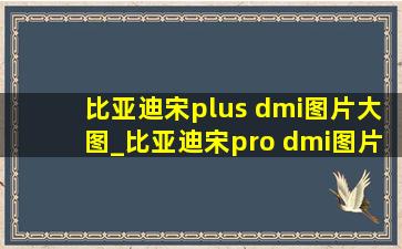 比亚迪宋plus dmi图片大图_比亚迪宋pro dmi图片大图